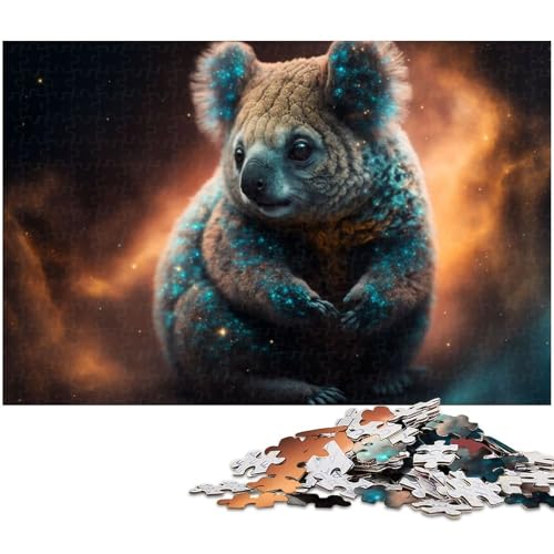 Puzzle 1000 Teile für Erwachsene Tier Koala Puzzle Lernspiele Weihnachts und Geburtstagsgeschenke für Teenager ab 14 Jahren 1000 PCS (75 x 50 cm) von zouxangzz