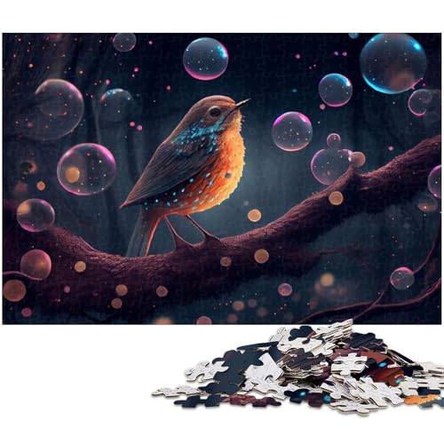 Puzzle 1000 Teile für Erwachsene Tier Spatz Puzzle Lernspiele Weihnachts und Geburtstagsgeschenke für Teenager ab 14 Jahren 1000 PCS (38 x 26 cm) von zouxangzz
