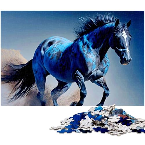 Puzzle 1000 Teile für Erwachsene Tier und Pferdepuzzle Lernspiele Weihnachts und Geburtstagsgeschenke für Teenager ab 14 Jahren 1000 PCS (38 x 26 cm) von zouxangzz