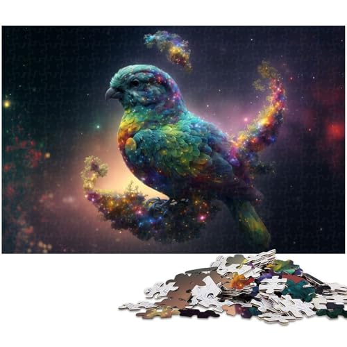 Puzzle 1000 Teile für Erwachsene Tierpapagei Puzzle Lernspiele Weihnachts und Geburtstagsgeschenke für Teenager ab 14 Jahren (Größe 75 x 50 cm) von zouxangzz