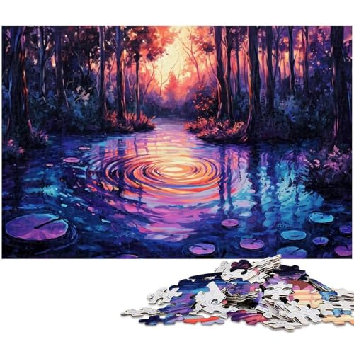 Puzzle 1000 Teile für Erwachsene Traumwald Puzzle Lernspiele Weihnachts und Geburtstagsgeschenke für Teenager ab 14 Jahren (Größe 38 x 26 cm) von zouxangzz
