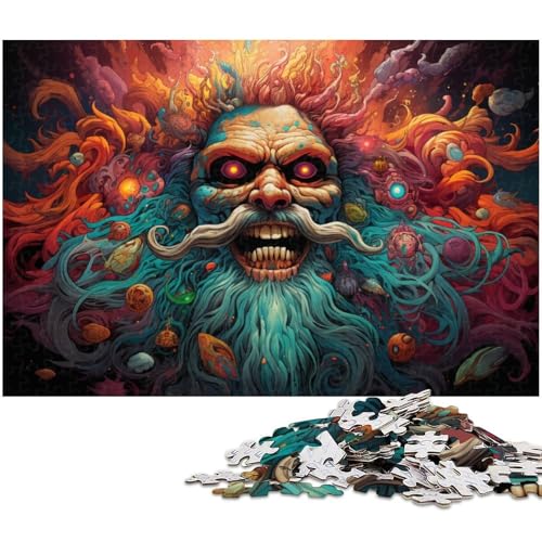 Puzzle 1000 Teile für Erwachsene buntes Dämonenkrieger Puzzle Lernspiele Weihnachts und Geburtstagsgeschenke für Teenager ab 14 Jahren 1000 PCS (75 x 50 cm) von zouxangzz
