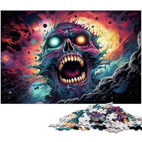 Puzzle 1000 Teile für Erwachsene buntes Grimassen Puzzle praktisches Spiel ideal für Teenager ab 14 Jahren 1000 Teile (75 x 50 cm) von zouxangzz