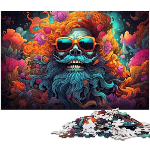 Puzzle 1000 Teile für Erwachsene farbenfrohes modisches Puzzle für alte Männer Lernspiele Weihnachts und Geburtstagsgeschenke für Teenager ab 14 Jahren 1000 Teile (75 x 50 cm) von zouxangzz