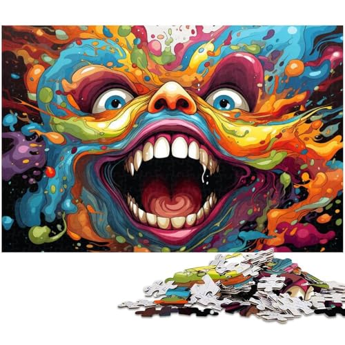 Puzzle 1000 Teile für Erwachsene nach Farbkunstpuzzle für Erwachsene Holzpuzzle Lernspiel 1000 Teile (75 x 50 cm) von zouxangzz