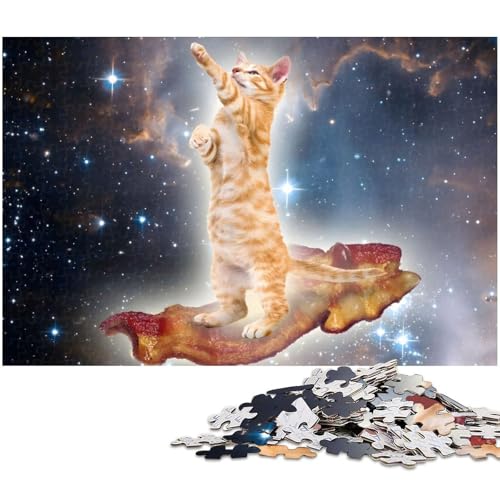 Puzzle 1000 Teile für Erwachsene süßes Katzen Puzzle Lernspiele Weihnachts und Geburtstagsgeschenke für Teenager ab 14 Jahren 1000 PCS (75 x 50 cm) von zouxangzz