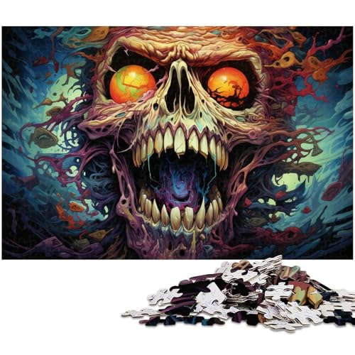 Puzzle 1000 Teile für Erwachsene von Colorful Fantasy Demon Puzzle für Erwachsene Holzpuzzle Lernspiel 1000 PCS (75x50cm) von zouxangzz