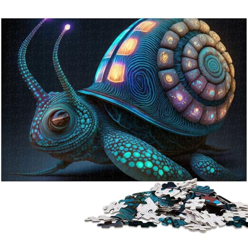 Puzzle 1000 Teile für Erwachsene von Creeping Snail Puzzle für Erwachsene Holzpuzzle Lernspiel (Größe 75 x 50 cm) von zouxangzz