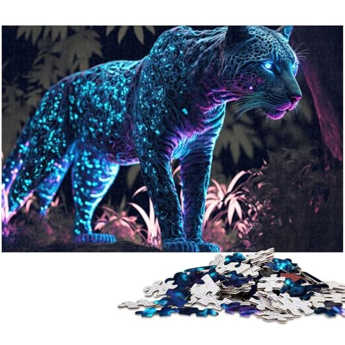 Puzzle 1000 Teile für Erwachsene von Jaguar Puzzle für Erwachsene Holzpuzzle Lernspiel (Größe 75 x 50 cm) von zouxangzz