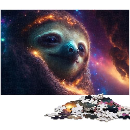 Puzzle 1000 Teile für Erwachsene von Sloth Puzzle für Erwachsene Papierpuzzle Lernspiel (Größe 38 x 26 cm) von zouxangzz