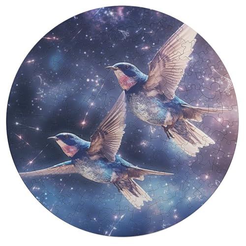 Puzzle 195 Teile für Erwachsene Tier Goldener Spatz Familienpuzzle für Erwachsene Holzrunde Puzzles Lernspiel Herausforderungsspielzeug 42x42cm Puzzle 195 Teile für Erwachsene Tier Goldener Spatz Familienpuzzle für Erwachsene Holzrunde Puzzles Lernspiel Herausforderungsspielzeug 42x42cm von zouxangzz