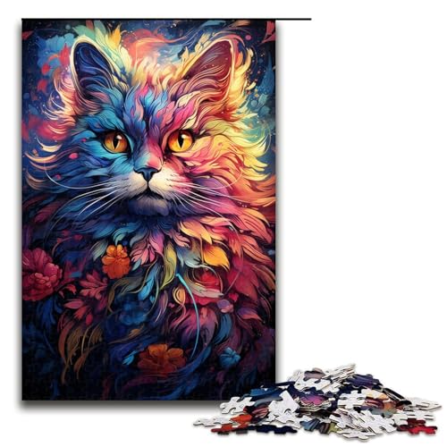 Puzzle buntes süßes Kätzchen 1000 Teile Holzpuzzle für Erwachsene und Kinder ab 12 Jahren Familienspaß Puzzle 75 x 50 cm Puzzle buntes süßes Kätzchen 1000 Teile Holzpuzzle für Erwachsene und Kinder ab 12 Jahren Familienspaß Puzzle 75 x 50 cm von zouxangzz