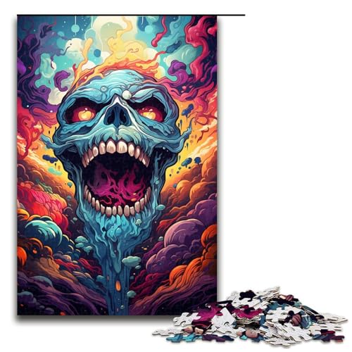 Puzzle farbenfrohes psychedelisches böses Monster 1000 Teile Holzpuzzle für Erwachsene und Kinder ab 14 Jahren Familienspaß Puzzle 75 x 50 cm Puzzle farbenfrohes psychedelisches böses Monster 1000 Teile Holzpuzzle für Erwachsene und Kinder ab 14 Jahren Familienspaß Puzzle 75 x 50 cm von zouxangzz