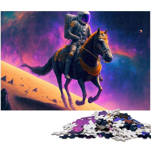 Puzzle für Erwachsene 1000 Teile „Das Astronauten Puzzle EIN Kunstwerk für Teenager ab 14 Jahren (Größe 75 x 50 cm) von zouxangzz