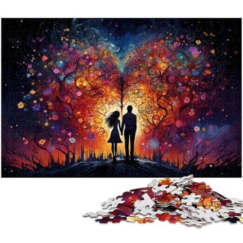 Puzzle für Erwachsene 1000 Teile „EIN hingebungsvolles Paar EIN Kunstwerk für Teenager ab 14 Jahren 1000 Teile (38 x 26 cm) von zouxangzz