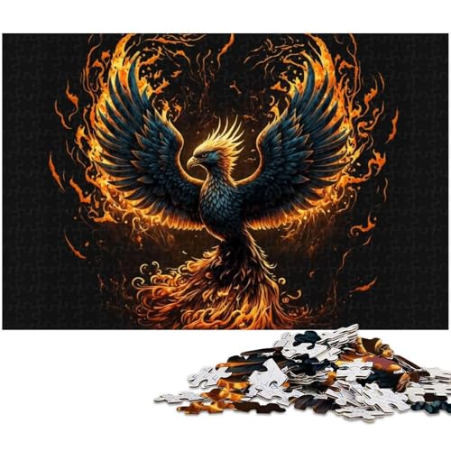 Puzzle für Erwachsene 1000 Teile Art Phoenix Holzpuzzle für Erwachsene tolle Geschenke zu Weihnachten 1000 Teile (75 x 50 cm) von zouxangzz