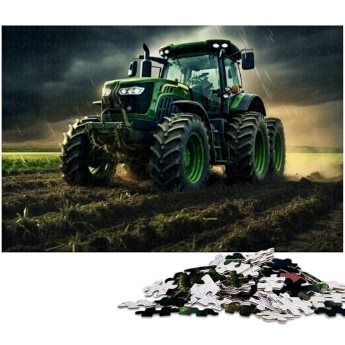 Puzzle für Erwachsene 1000 Teile Bauernhoftraktor Heimdekoration Puzzle (Größe 75 x 50 cm) von zouxangzz
