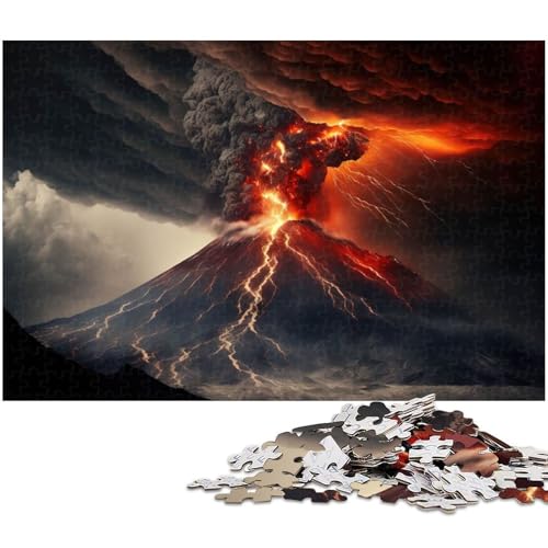 Puzzle für Erwachsene 1000 Teile Berg Fuji Japan anspruchsvolles Spiel Spielzeug Weihnachtspuzzle Geschenke (Größe 75 x 50 cm) von zouxangzz