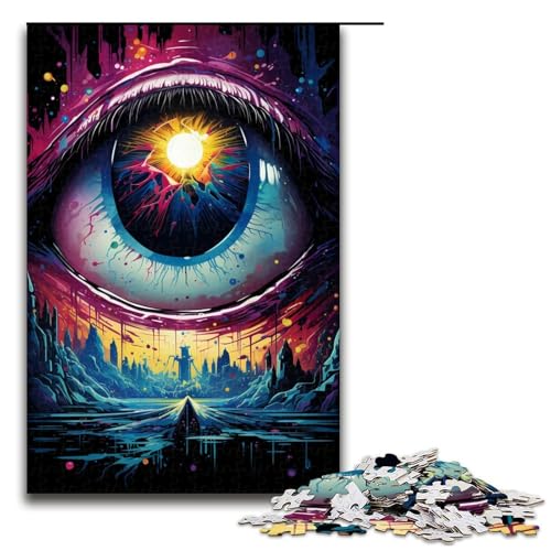 Puzzle für Erwachsene 1000 Teile Bunte Fantasieaugen Familien Holzpuzzle Lernspiel Herausforderungsspielzeug 75 x 50 cm Puzzle für Erwachsene 1000 Teile Bunte Fantasieaugen Familien Holzpuzzle Lernspiel Herausforderungsspielzeug 75 x 50 cm von zouxangzz