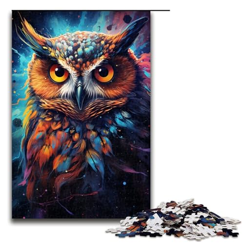 Puzzle für Erwachsene 1000 Teile Bunte Psychedelia der galaktischen Eulenfamilie Holzpuzzle Lernspiel Herausforderungsspielzeug 75 x 50 cm Puzzle für Erwachsene 1000 Teile Bunte Psychedelia der galaktischen Eulenfamilie Holzpuzzle Lernspiel Herausforderungsspielzeug 75 x 50 cm von zouxangzz
