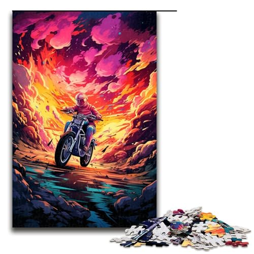 Puzzle für Erwachsene 1000 Teile Bunte Psychedelia für Motorradfahrer Holzpuzzle für Kinder Lernspiel 75 x 50 cm Puzzle für Erwachsene 1000 Teile Bunte Psychedelia für Motorradfahrer Holzpuzzle für Kinder Lernspiel 75 x 50 cm von zouxangzz