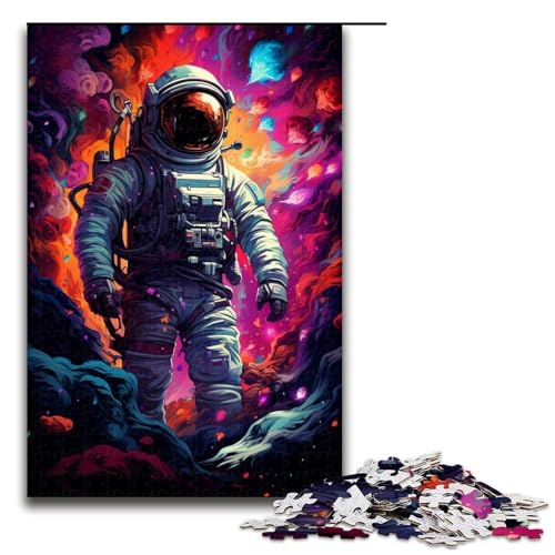 Puzzle für Erwachsene 1000 Teile Bunte Psychedelia für Weltraum Astronauten Familien Holzpuzzle Lernspiel Herausforderungsspielzeug 75 x 50 cm Puzzle für Erwachsene 1000 Teile Bunte Psychedelia für Weltraum Astronauten Familien Holzpuzzle Lernspiel Herausforderungsspielzeug 75 x 50 cm von zouxangzz