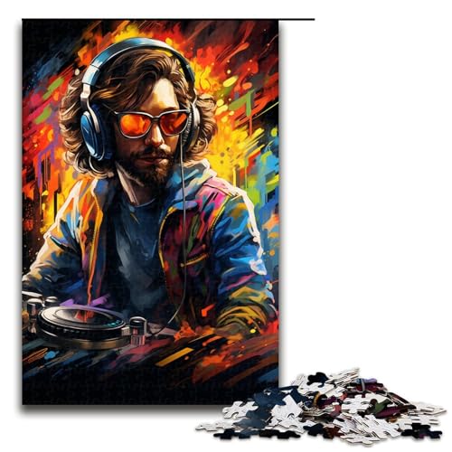 Puzzle für Erwachsene 1000 Teile Bunte Psychedelia von Neon Dj Holzpuzzle für Kinder Lernspiel 75 x 50 cm Puzzle für Erwachsene 1000 Teile Bunte Psychedelia von Neon Dj Holzpuzzle für Kinder Lernspiel 75 x 50 cm von zouxangzz