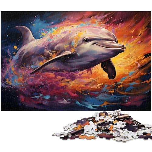Puzzle für Erwachsene 1000 Teile Bunte Tierbilder Holzpuzzle – Lernspielzeug Familienspiele 1000 Teile (75 x 50 cm) von zouxangzz