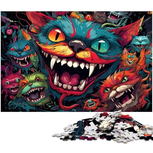 Puzzle für Erwachsene 1000 Teile Bunte Tiere Puzzle für Erwachsene Holzspiele für die ganze Familie Weihnachts und Geburtstagsgeschenke 1000 Teile (75 x 50 cm) von zouxangzz