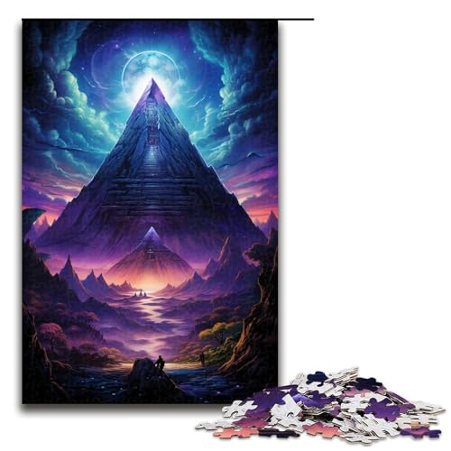 Puzzle für Erwachsene 1000 Teile Bunte psychedelische Fantasie Pyramide Holzpuzzle für Kinder Lernspiel 75 x 50 cm Puzzle für Erwachsene 1000 Teile Bunte psychedelische Fantasie Pyramide Holzpuzzle für Kinder Lernspiel 75 x 50 cm von zouxangzz
