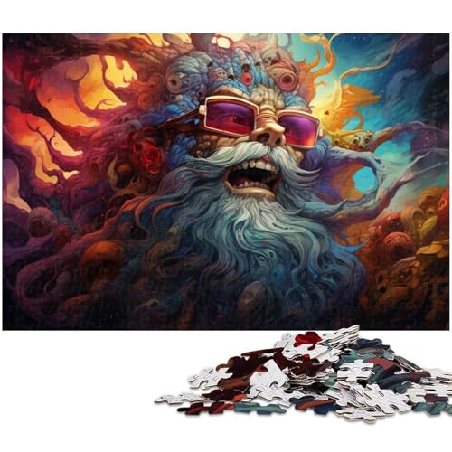 Puzzle für Erwachsene 1000 Teile Bunter Dämonenkrieger Heimdekoration Puzzle 1000 Teile (38 x 26 cm) von zouxangzz