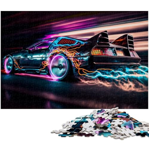 Puzzle für Erwachsene 1000 Teile Cooles Sportauto anspruchsvolles Spiel Spielzeug Weihnachtspuzzle Geschenke (Größe 38 x 26 cm) von zouxangzz