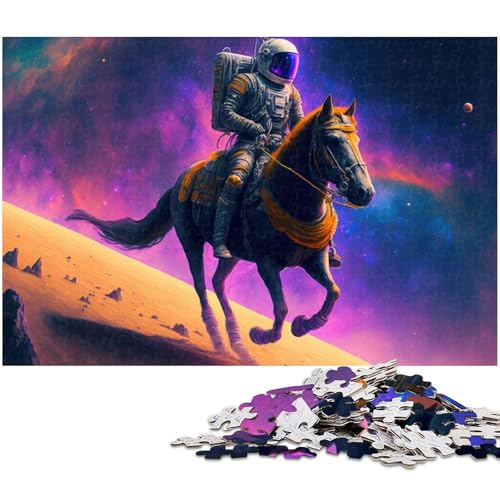 Puzzle für Erwachsene 1000 Teile Das Astronauten Puzzle EIN Kunstwerk für Teenager ab 14 Jahren (Größe 38 x 26 cm) von zouxangzz