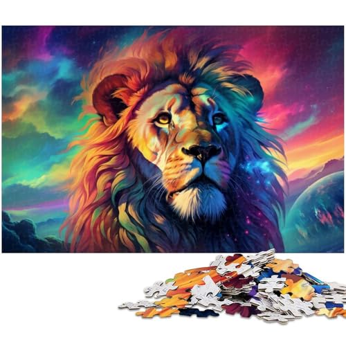 Puzzle für Erwachsene 1000 Teile Der Löwe über den Wolken“ Heimdekoration Puzzle 1000 Teile (75 x 50 cm) von zouxangzz