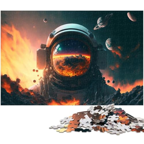 Puzzle für Erwachsene 1000 Teile Doomsday on Another Planet Puzzles für Papierpuzzles pädagogisches Spielzeug zum Stressabbau (Größe 38 x 26 cm) von zouxangzz