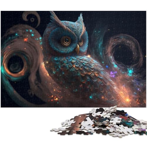 Puzzle für Erwachsene 1000 Teile Eulen Tierpuzzle EIN Kunstwerk für Jugendliche ab 14 Jahren 1000 Teile (75 x 50 cm) von zouxangzz