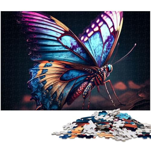 Puzzle für Erwachsene 1000 Teile Fantasie Schmetterlings Puzzle EIN Kunstwerk für Teenager ab 14 Jahren (Größe 75 x 50 cm) von zouxangzz