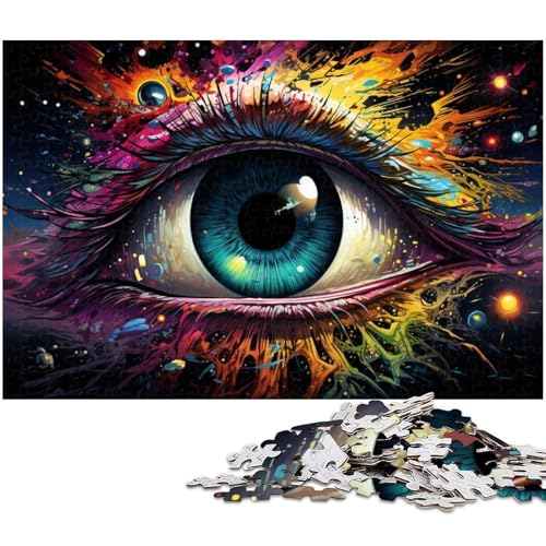 Puzzle für Erwachsene 1000 Teile Fantasie farbenfrohe Kunst Puzzle für Erwachsene Holzpuzzle tolle Geschenke zu Weihnachten 1000 Teile (75 x 50 cm) von zouxangzz