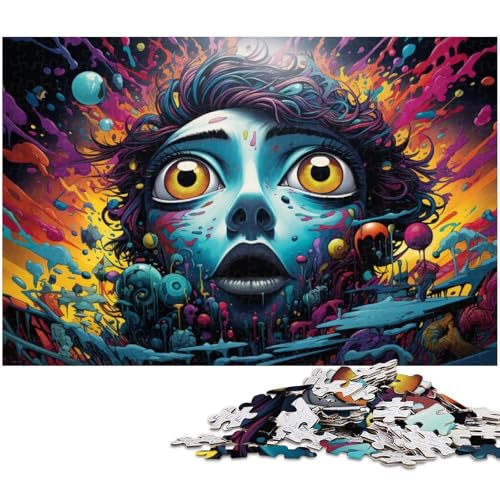 Puzzle für Erwachsene 1000 Teile Fantasielandschaft Puzzle für Erwachsene und Kinder Holzpuzzle Lernspielzeug 1000 Teile (75 x 50 cm) von zouxangzz