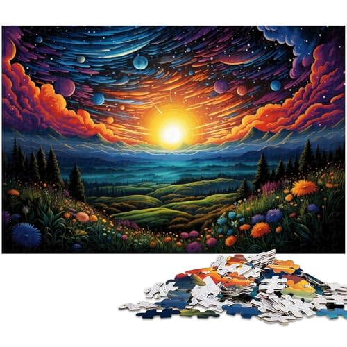Puzzle für Erwachsene 1000 Teile Fantastische Landschaft Puzzle Spielzeug einzigartige Heimdekoration und Geschenke geeignet für Jugendliche ab 14 Jahren 1000 Teile (75 x 50 cm) von zouxangzz