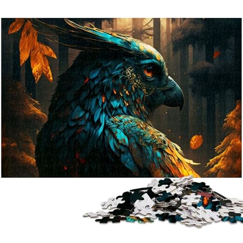 Puzzle für Erwachsene 1000 Teile Fantasy Adler Puzzle jedes Teil ist einzigartig – anspruchsvolles Familienspiel (Größe 75 x 50 cm) von zouxangzz