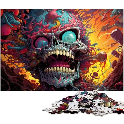Puzzle für Erwachsene 1000 Teile Fantasy Monster Holzpuzzle lustiges Geschenk 1000 Teile (75 x 50 cm) von zouxangzz