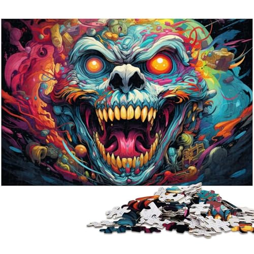 Puzzle für Erwachsene 1000 Teile Fantasy Monster Puzzle Spielzeug einzigartige Heimdekoration und Geschenke geeignet für Jugendliche ab 14 Jahren 1000 Teile (75 x 50 cm) von zouxangzz