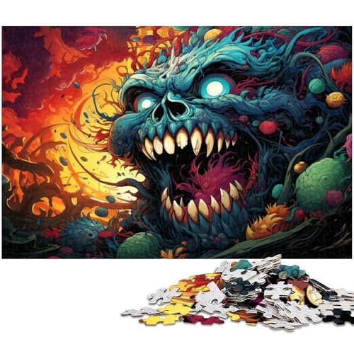 Puzzle für Erwachsene 1000 Teile Fantasy Monster Puzzle für Erwachsene Papierpuzzle Heimdekoration 1000 Teile (38 x 26 cm) von zouxangzz