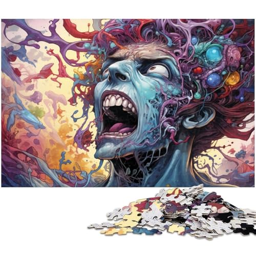 Puzzle für Erwachsene 1000 Teile Fantasy Monster anspruchsvolles Spielspielzeug Weihnachtspuzzle Geschenke 1000 Teile (38 x 26 cm) von zouxangzz