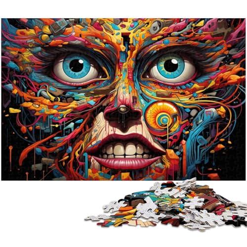 Puzzle für Erwachsene 1000 Teile Fantasy Monster anspruchsvolles Spielspielzeug Weihnachtspuzzle Geschenke 1000 Teile (38 x 26 cm) von zouxangzz