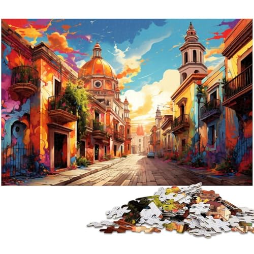 Puzzle für Erwachsene 1000 Teile Farbillustration von Sevilla Puzzle für Erwachsene Holzspiele für die ganze Familie Weihnachts und Geburtstagsgeschenke 1000 Teile (75 x 50 cm) von zouxangzz