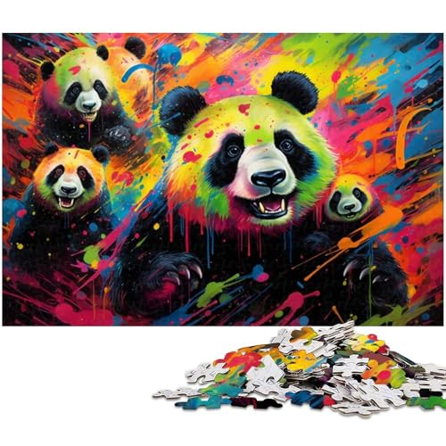 Puzzle für Erwachsene 1000 Teile Farbpanda Heimdekoration Puzzle 1000 Teile (75 x 50 cm) von zouxangzz
