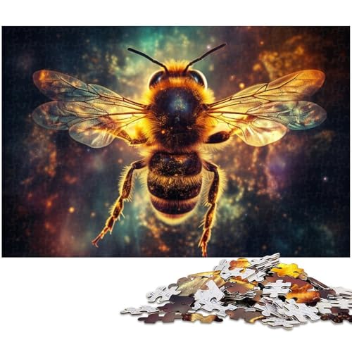 Puzzle für Erwachsene 1000 Teile Galaxy Bees Puzzle EIN Kunstwerk für Teenager ab 14 Jahren (Größe 75 x 50 cm) von zouxangzz