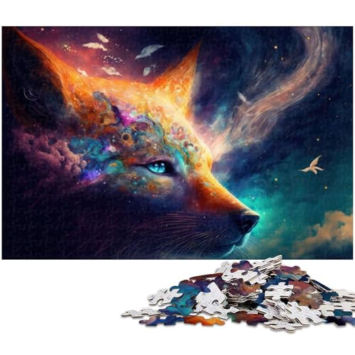 Puzzle für Erwachsene 1000 Teile Geistertiere Puzzles für Papierpuzzles pädagogisches Spielzeug zum Stressabbau (Größe 38 x 26 cm) von zouxangzz